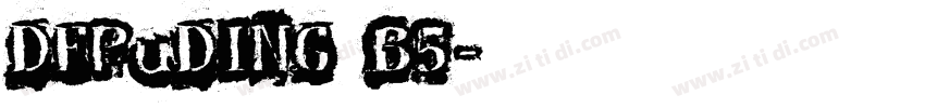 DFPuDING B5字体转换